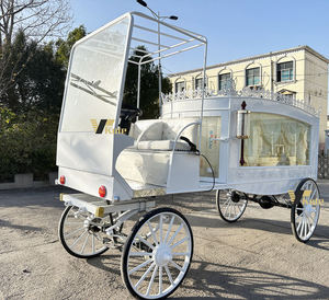 Nuevo Coche Fúnebre Eléctrico Personalizable, Carroza Fúnebre con Caballos, Carroza Fúnebre Tirada por Caballos - Product Image 3