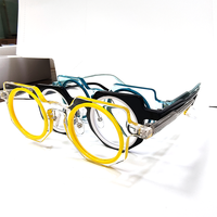 Montures de lunettes optiques à plaque d'épissage transparente de haute qualité en stock, vente en gros mixte