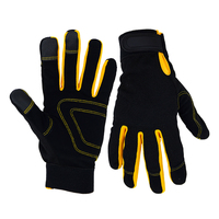 Gants de sécurité polyvalents pour la construction et la mécanique Compatible avec l'écran tactile Antidérapant et antivibration Caractéristiques de performance