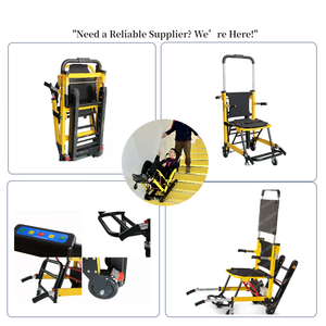 Dragon Wholesale Down and up Stairs Electric Stair Climbing Lift Trolley Hand Truck Electric Carrier Stairs Wheelchair <strong>Stretcher</strong> - Product Image 3