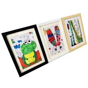 Cadre d'art pour enfants, cadre en bois pour Poster, <span class=keywords><strong>dessin</strong></span>, peintures, affichage d'images, décoration de la maison - Product Image 2
