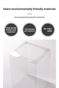 Muestra Gratuita de Cajas de Embalaje para Pasteles Transparentes, Biodegradables y Ecológicas de Alta Calidad, con Asas, Cintas y Carpetas de Kraft para Dulces y Pasteles - Product Image 6