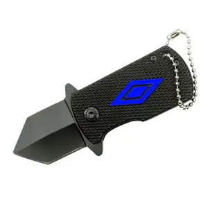 Alüminyum sap küçük boy katlanır bıçak kurtarma survival edc mini pocket knife hediye için anahtarlık ile en iyi kendini savunma