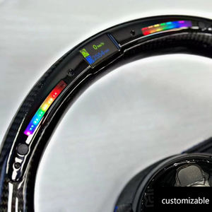 Volant sport en fibre de carbone à LED, vente chaude, pour <span class=keywords><strong>Audi</strong></span> A3/A4/A5/A6/A7/RS3/RS4/RS5/S3/S4/S5/Q2/<span class=keywords><strong>Q3</strong></span>/Q4/Q5/TT/R8/B8/B9/Q7/Q8 - Product Image 3