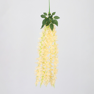 Flor Artificial montada en la pared Flor de plástico encriptada Decoración de la boda Simulación Wisteria Tailandia Orquídea <span class=keywords><strong>colgante</strong></span> - Product Image 6
