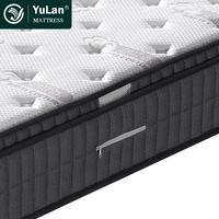 Meilleur prix, matelas en mousse à mémoire de forme à ressorts ensachés de haute densité Euro de 12 pouces, 3/5/7/9 zones, pour une bonne nuit de sommeil, chambre d'hôtel moderne