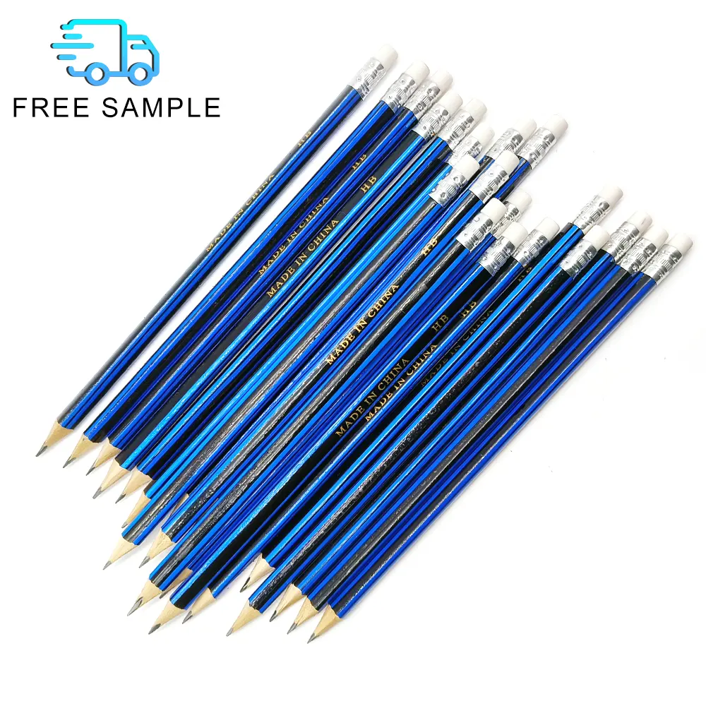 Hexagon Black Lead HB School Writing Pencil Natural Wood Standard pencil Children Office Stationery