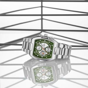 REWARD RD812264M Nuevo Reloj de Pulsera para Hombre de Negocios, Cronógrafo, Resistente al Agua, Luminoso, con Calendario, Reloj de Cuarzo Rectangular para Hombre - Product Image 3