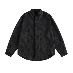 Chemise à manches longues en jacquard brodé rétro pour <span class=keywords><strong>homme</strong></span> pour un <span class=keywords><strong>look</strong></span> élégant - Product Image 1