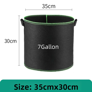 Sacs <span class=keywords><strong>de</strong></span> culture en tissu pour plantes <span class=keywords><strong>de</strong></span> jardin et <span class=keywords><strong>de</strong></span> ferme, 5 gallons, pour culture en extérieur, pots en tissu non tissé, sacs <span class=keywords><strong>de</strong></span> pépinière, sacs <span class=keywords><strong>de</strong></span> culture pour plantes - Product Image 1
