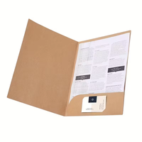 Carpeta Ecológica con Bolsillos para Archivos A4, Impresión de Logotipo Personalizado, Carpetas de Presentación para Oficina y Negocios con Bolsillos