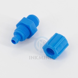 Connecteur droit mâle DB14174 DB14175 DB14179 pour raccord de tuyau 6.0/4.0/2.5/8.0mm avec écrou et filetage BSP pour imprimante Domino CIJ - Product Image 2