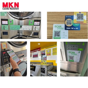 MKN nhà máy giặt chuyên nghiệp máy giặt thương mại máy giặt mã QR máy giặt xếp chồng lên nhau máy giặt và máy sấy - Product Image 3
