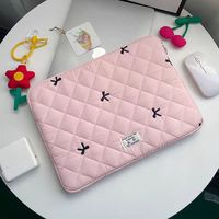 Sac d'ordinateur personnalisé à motif papillon Housse matelassée pour ordinateur portable pour femme et fille