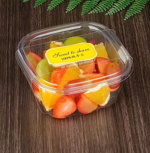 Wholesale Food Grade Cake Packaging Box <strong>Square</strong> Plastic Cake Box Retain Freshness - Product Image 2