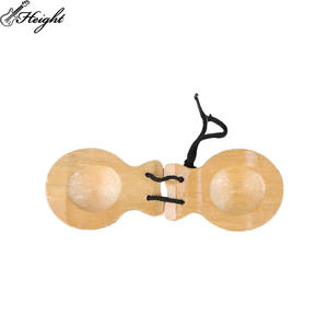 Roulettes professionnelles en bois, couleur naturelle, espagnol, vente en gros, livraison gratuite - Product Image 4