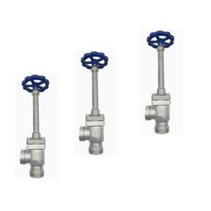 Válvula de Globo de Tres Vías de Seguridad SUS316, Válvula de Globo Criogénica para Hidrógeno Líquido para Bombas de Líquido Refrigerante - Product Image 5