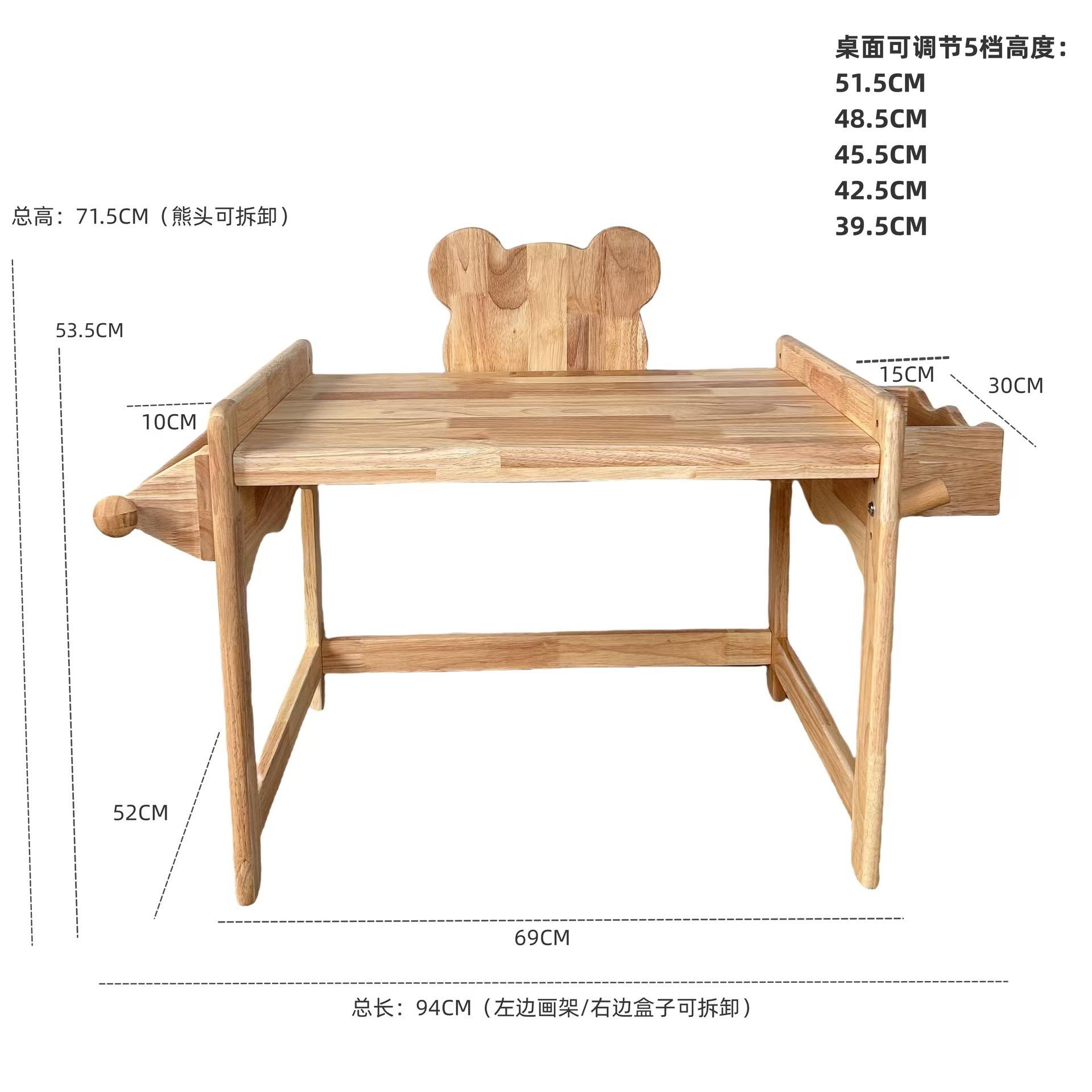 โต๊ะเดี่ยวไม้ธรรมชาติ