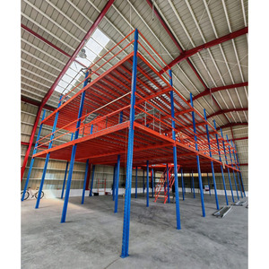 Nhiệm vụ nặng nề GIá hỗ trợ tầng lửng kho thép Loft nền tảng đa cấp lưu trữ gác mái giá tùy chỉnh thực hiện hệ thống - Product Image 6