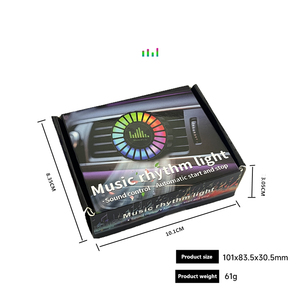 Lampe LED RGB incroyable avec synchronisation musicale et rythmique, avec indice de protection IP65, pour bureau et voiture, éclairage d'ambiance - Product Image 1