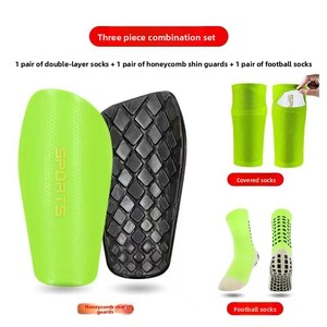 Conjunto de Entrenamiento Deportivo para Adultos al Aire Libre, Tres Piezas, Calcetines de Fútbol Gruesos y Flexibles con Protección de Piernas en Forma de Panal - Product Image 3