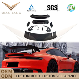 Aileron arrière en fibre de carbone de style <span class=keywords><strong>GT3</strong></span> pour <span class=keywords><strong>911</strong></span> 992 2019+ - Product Image 2
