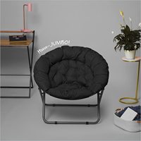 Saucer Chair Oversized Folding Papasan Chair Comfy Moon Chair for Bedroom Living Room