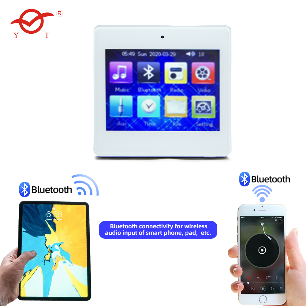 YATAO WIFI MP3 Audio Wall Amplifier Smart Home Background Music System Blue Tooth in Wall Music Amplifier with Ceiling Speaker · image 4