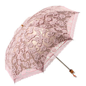 Parapluie de <span class=keywords><strong>mariage</strong></span> pour femmes en <span class=keywords><strong>dentelle</strong></span> brodée <span class=keywords><strong>pas</strong></span> <span class=keywords><strong>cher</strong></span>, 2 plis, <span class=keywords><strong>dentelle</strong></span> noire, revêtement UV, protection solaire, parapluie en <span class=keywords><strong>dentelle</strong></span> - Product Image 3