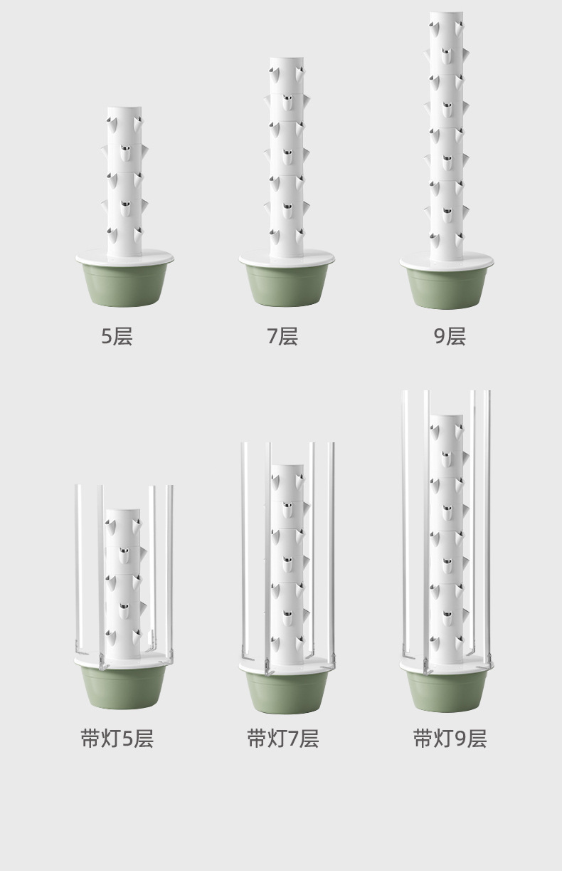 Indoor version/with lights lights and tower packaged in one box