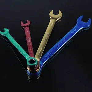 Wholesale Dual-Use Color Wrench Hardware Tool Open End Ratchet Wrench Set