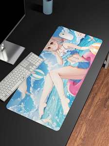 Extended <b>Large</b> Anime Style Desk <b>Mat</b> High Definition Print Thickened with Locked Edge Non Slip for Office and Computer Use - Product Image 3
