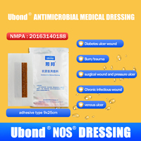 Pansement médical antimicrobien Ubond NOS 9x25cm, pansement adhésif en argent pour soins des plaies
