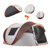 Tente Pop-Up Entièrement Automatique 3 à 8 Personnes Tente Instantanée pour Famille Plage Camping & Festivals en Plein Air |   Ouverture rapide et portable