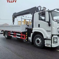 Grue à flèche droite robuste 2 tonnes 25 tonnes Zoomlion Moteur Yuchai Hauteur de levage 18m Personnalisation d'accessoires multifonctionnels