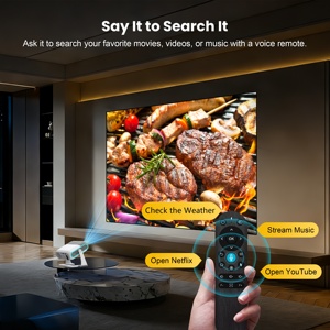 EU XNANO NEW HA116 <b>Projector</b> Supports Brand Customized 4K <b>Android</b> 14 AutoFocus LCD 300ANSI 720P Voice Remote Control - Product Image 4