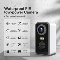Cámara de Seguridad Inalámbrica Wistino con Batería Integrada de 5200 mAh, Detección de Movimiento PIR Infrarroja, Audio Bidireccional, Cámara Wifi para Exteriores de 5MP