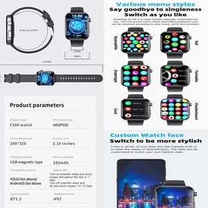 Fashion <strong>F300</strong> Smartwatch ECG Heart Rate Phone Call Pedometer Body Temperature Monitor Sport Fitness Smart <strong>Watch</strong> - Product Image 6