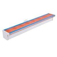 Acrylique déversoir eau descente paysage extérieur jardin fontaine piscine cascade avec lumières LED