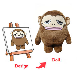 Produsen Desain Kustom Boneka Gantungan Kunci dan Boneka Figur Hewan Peliharaan atau Selebriti Pop dengan Pakaian yang Dapat Dilepas - Product Image 1