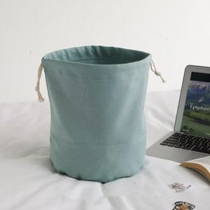 Toile à fond rond avec cordon de serrage sacs anti-poussière pochette de seau de rangement poche intégrée sac d'épicerie <span class=keywords><strong>divers</strong></span> garder sacs en gros - Product Image 2