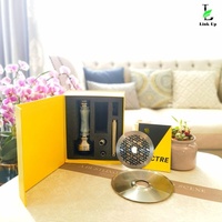 Personnalisé arabe allemand russie Original marque narguilé Kits ensemble acier inoxydable aluminium acrylique laiton portable Shisha tige ensemble