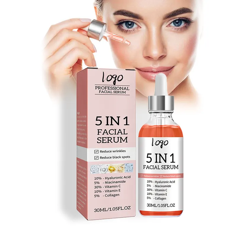 Serum Dưỡng Da Mặt Serum Dưỡng Chất 5 Trong 1 Hoàn Toàn Chuyên Nghiệp Hyaluronic Bôi Vitamin Naturals