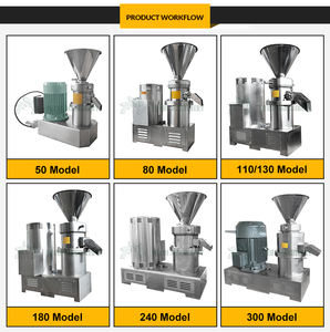 เครื่องบดหินเนยถั่วแบบไฟฟ้าเครื่องทำเนยถั่วคอลลอยด์แอฟริกา100กก./ชม. - Product Image 2