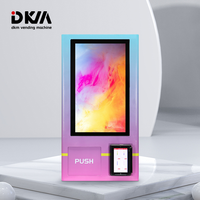 DKM Mini petit écran tactile personnalisé QR Code Préservatif mural Distributeur automatique de cigarettes cosmétiques avec lecteur de carte