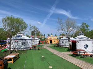 Grande yourte mongole imperméable pour la vie de famille/maison - Product Image 2