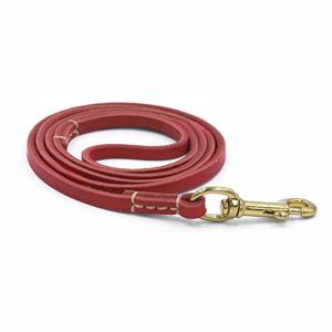 Best Sell Strong Dog Leash Durable Rope Cowhide Leather with Brass Hook Leather <b>Pet</b> Leash - Product Image 6