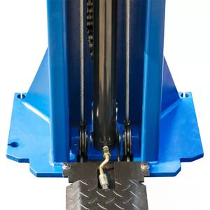 Dongkrak Mobil 2 Tiang Kapasitas 5000kg, Pengunci <span class=keywords><strong>Manual</strong></span>, Plat Lantai, Dongkrak Mobil Lebar untuk Bengkel Otomotif - Product Image 6