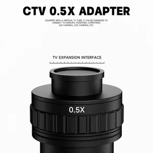 <span class=keywords><strong>Microscopio</strong></span> Trinocular LUOWEI LW-TR03-B3TV 7-68X con Lente Sincrónico 0.5*CTV para Reparación de Soldadura de PCB de Placas Base de Teléfonos y Tabletas - Product Image 5