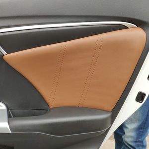 Honda Fit <b>Door</b> <b>Trim</b> Kit 2014-2020 Microfiber Leather 4 <b>Door</b> Panels Custom Made - Product Image 1